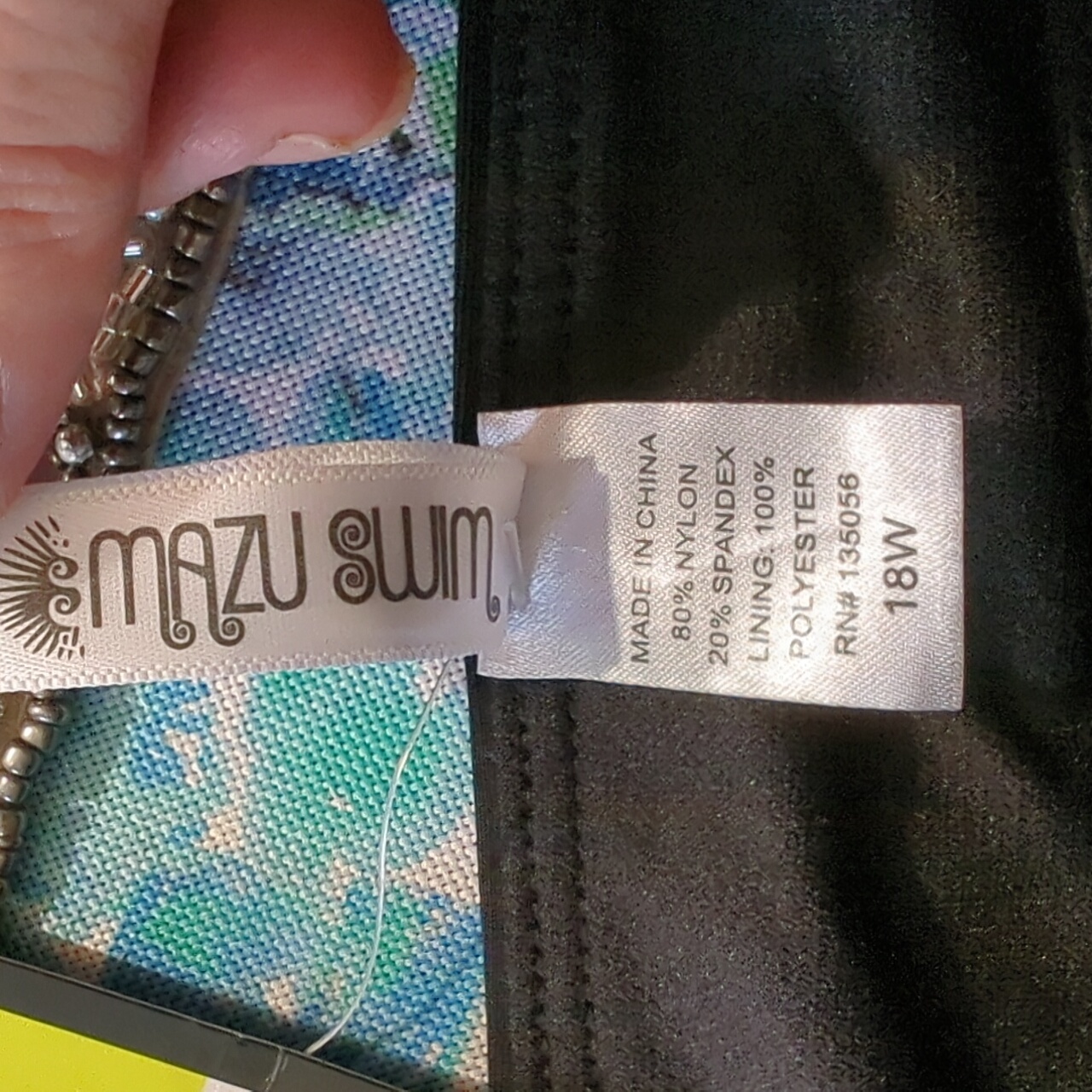 Mazu Black Swim Skirt — image 7 of 8